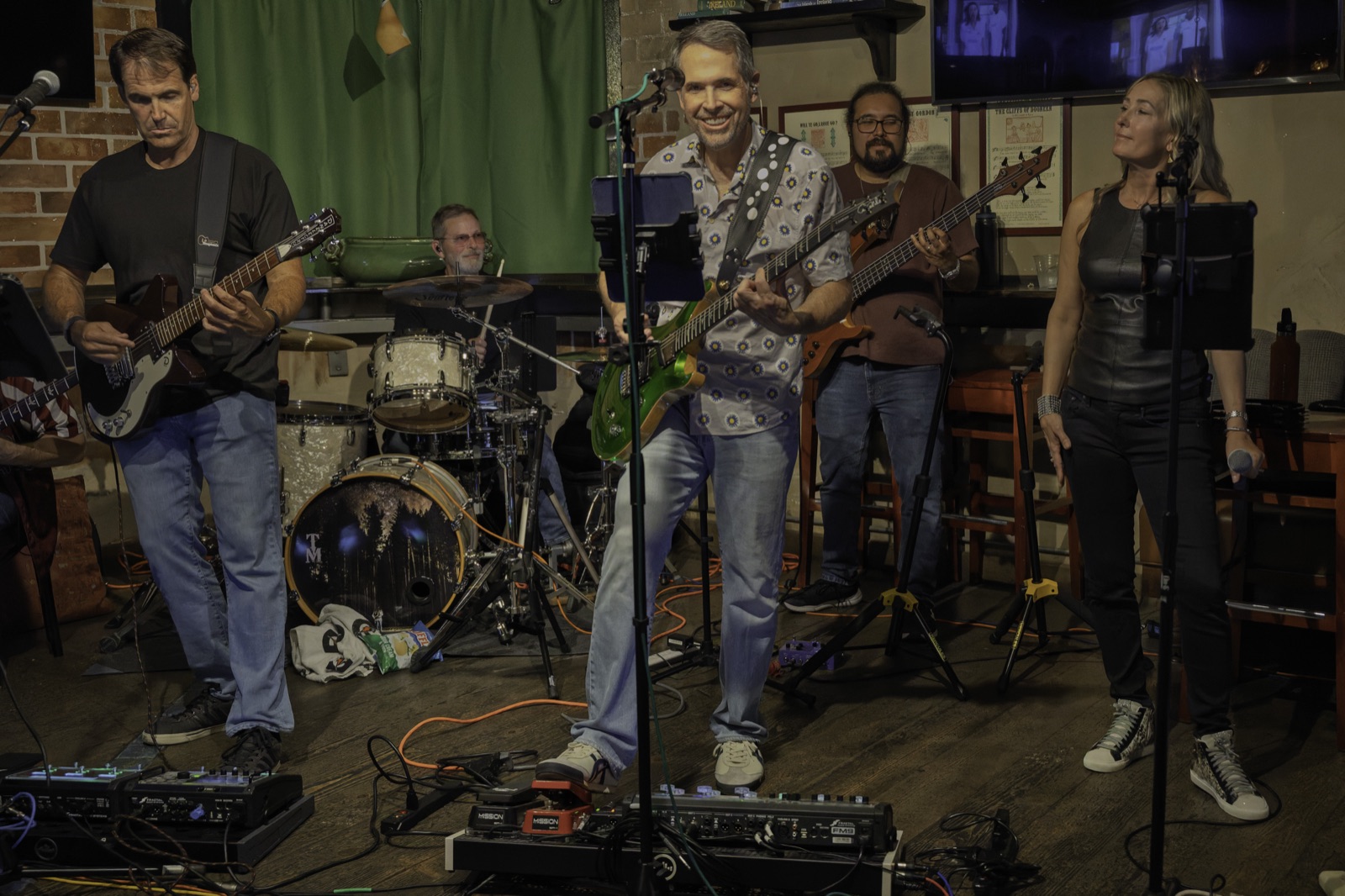 Hall Pass in the middle of a set at Muldoon's