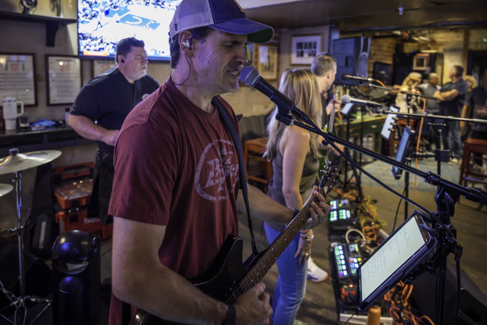 Hall Pass on stage at Muldoon's